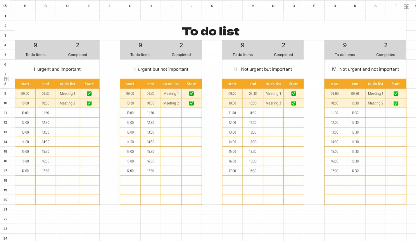 To-do board